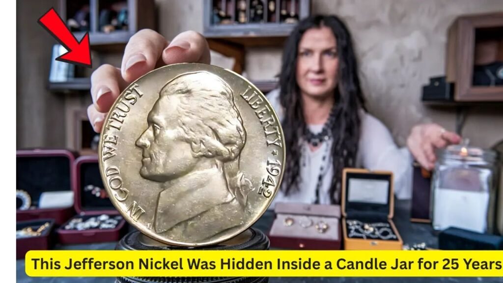 Jefferson Nickel Was Hidden Inside a Candle Jar