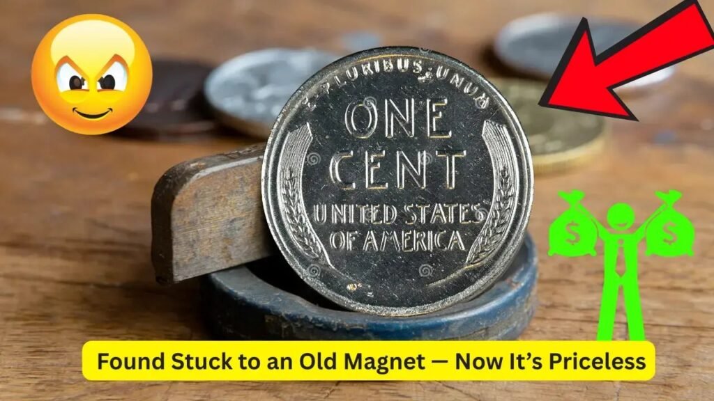 Jefferson Nickel Found Stuck to Old Magnet